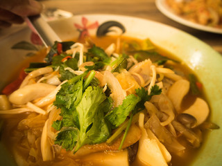 Tom Yum canned fish Thai spicy soup