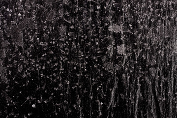 frost on a black background abstraction