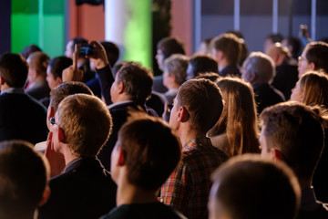 Audience at the conference hall