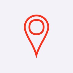 navigation icon stock vector illustration flat design