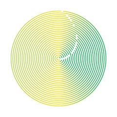 abstract circle concept gradient background. Vector illustration