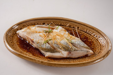 Steamed fish. chinese cuisine