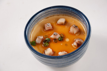Steamed egg with salted fish