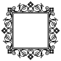 Vintage black frame