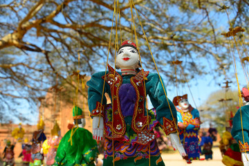Obraz premium Myanmar small pippet. The traditional Myanmar doll. 