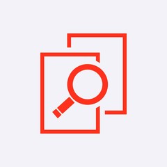 search icon stock vector illustration flat design