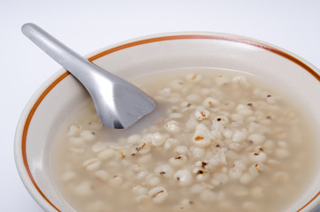 Millet  Dessert,Millet dessert traditional sweet meal of Thai food