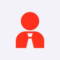 Man icon stock vector illustration flat design