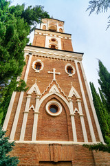 Bell tower in Monastery of St. Nino at Bodbe. Sighnaghi. Georgia