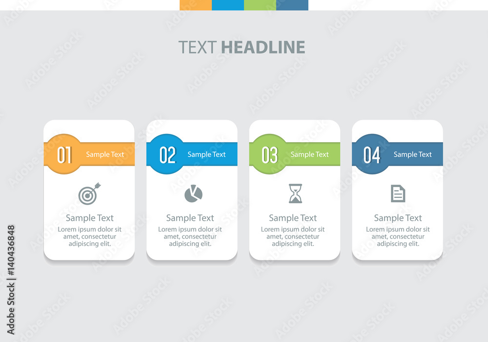 Poster flat vector set infographics element design template. for business, presentation , brochure, annual 