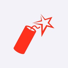 dynamite icon stock vector illustration flat design