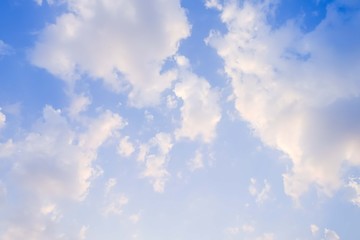 blue sky with clouds