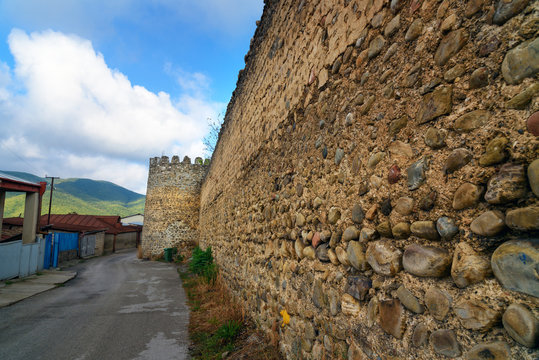 Sighnaghi city wall Georgia