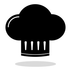 Chef hat icon, vector
