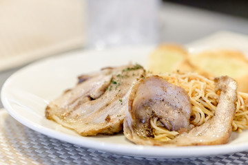 Spaghetti with Pork Chashu