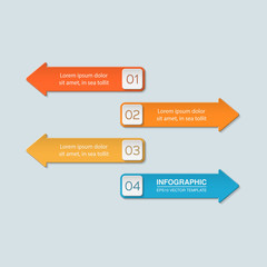 Vector infographic template