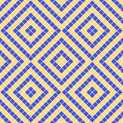 Seamless vector decorative geometric pattern. ethnic endless background with ornamental decorative elements with traditional etnic motives, tribal geometric figures. Print for wrapping, background