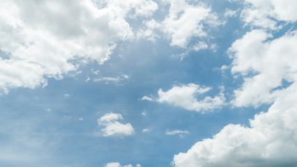 Blue sky with cloud