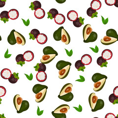 exotic tropical fruit