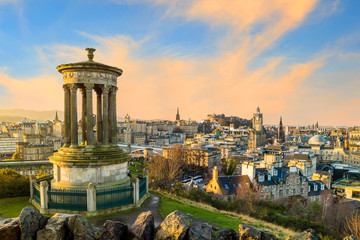View of the city of Edinburgh - obrazy, fototapety, plakaty