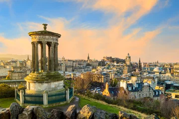Rolgordijnen View of the city of Edinburgh © f11photo
