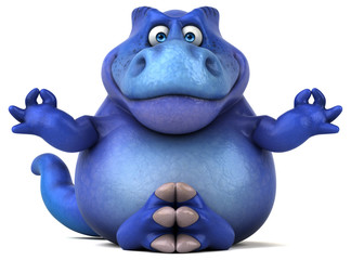 Fun dinosaur - 3D Illustration