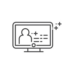 Computer Advertisement, marketing icons