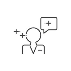 Reporter plus Advertisement, marketing icons