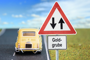 Schild 170 - Goldgrube