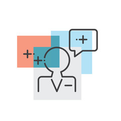 Reporter plus Advertisement, marketing icons Flat Color