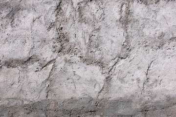 Texture of grey concrete wall, close up