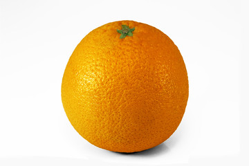 Orange fruit isolated on white