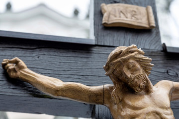 Kreuzigung Jesus. Karfreitag und Ostern
