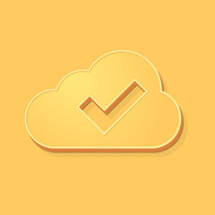 ikona vintage 3D z obrysem i cieniem © vempireart