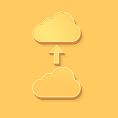 ikona vintage 3D z obrysem i cieniem © vempireart