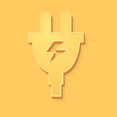 ikona vintage 3D z obrysem i cieniem © vempireart