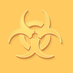 ikona vintage 3D z obrysem i cieniem © vempireart