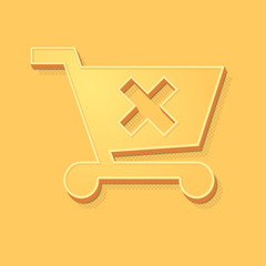 ikona vintage 3D z obrysem i cieniem © vempireart