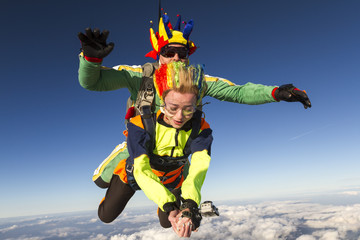 Skydiving photo. Tandem.