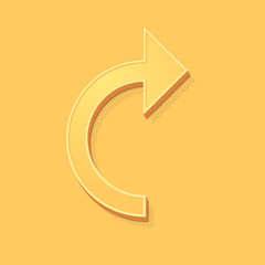 ikona vintage 3D z obrysem i cieniem © vempireart