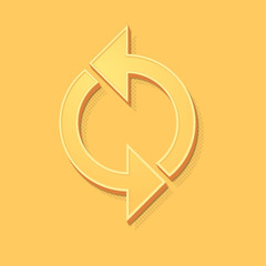 ikona vintage 3D z obrysem i cieniem © vempireart