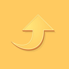 ikona vintage 3D z obrysem i cieniem © vempireart