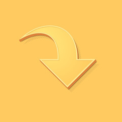 ikona vintage 3D z obrysem i cieniem © vempireart