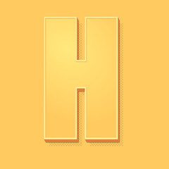 ikona vintage 3D z obrysem i cieniem © vempireart