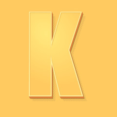 ikona vintage 3D z obrysem i cieniem © vempireart