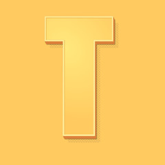 ikona vintage 3D z obrysem i cieniem © vempireart