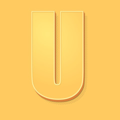 ikona vintage 3D z obrysem i cieniem © vempireart