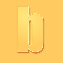 ikona vintage 3D z obrysem i cieniem © vempireart