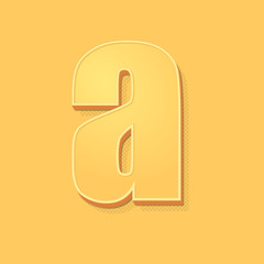 ikona vintage 3D z obrysem i cieniem © vempireart