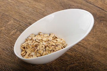 Raw oatmeal